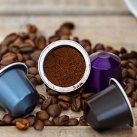 Máquina de llenado y sellado de cápsulas de café K Cup, máquina rotativa de envasado de café instantáneo en vasos de papel