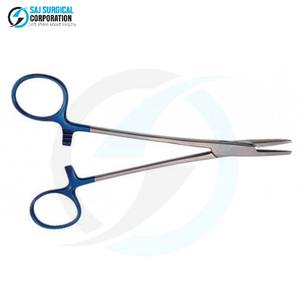 Portaagujas Lawrence de Acero Inoxidable Manual de Alta Calidad, Certificado CE, Instrumento Quirúrgico General para Sutura Precisa - Product Image 2