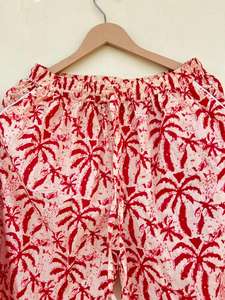 Pijamas de Algodón Popelín 100% Hechas a Mano en India, con Estampado Floral de Lujo para Mujer, Casuales y Elegantes, ODM, para Primavera, Otoño e Invierno, Suaves - Product Image 3