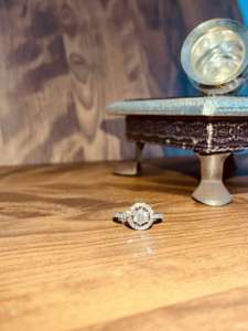 แหวนเพชรทรงกลม14K สีโรสโกลด์ธรรมชาติสำหรับ I1 SI3เครื่องประดับเพชรสวยงามขายส่งมีสไตล์ - Product Image 4