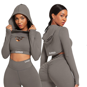 Conjunto de yoga para mujer de alta calidad, tamaño y color personalizados, hecho a medida, a precio económico. - Product Image 5