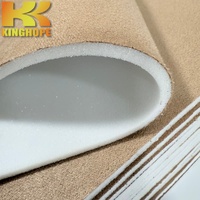 Tissu en suède avec support en mousse pour revêtements de plafond de voiture, doublures de fourgonnette, sièges de voiture, plafond en flanelle avec mousse