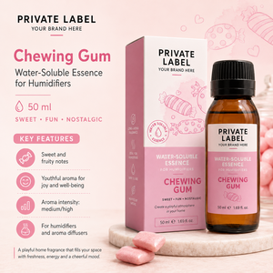 Private Label Chewing Gum Water Soluble Fragrance Essence 50ml OEM | Humidifier & Aroma <b>Diffuser</b> Fragrance | Spain EU - Product Image 2