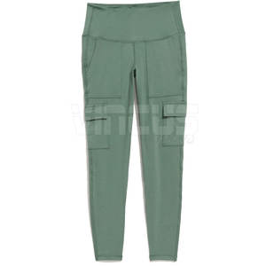 Top Selling High Quality Yoga Pants Solid Pattern Mid Waist Fitness Activewear <b>Leggings</b> Latest Design Wholesale - Product Image 1