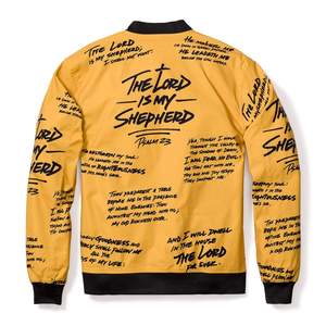Customized Logo Unisex 100% Polyester Solid Sublimation Bomber <b>Jacket</b> Stand Collar Stylish New Canvas <b>Waterproof</b> Breathable High - Product Image 6