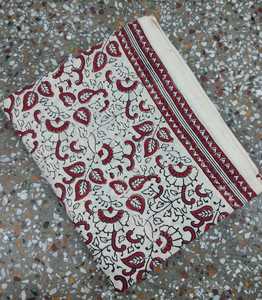Jaipur Handmade 100% Cotton Hand Block Printed Fabric Traditional Eco Friendly Breathable Handcrafted Block Print Cotton Fabric - Product Image 4