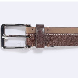 Cinturón de cuero de alta calidad para hombre, cinturón informal de piel auténtica con hebilla - Product Image 3