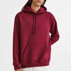 60/40 POLAIRE HOODIE ORGANIC MAROON COULEUR SWEAT SHIRT HOODIES - Product Image 1