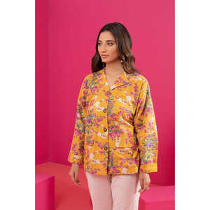 Camisa Khaddar con Estampado Floral WGK-KDW-DP-3007, Elegante Camisa Khaddar con Estampado Floral - Product Image 2