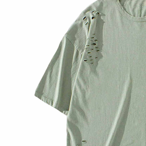 2025 New Design Hot Sale Distress T <b>Shirts</b> Light Weight Crew Fitness Best Selling Distress T-<b>shirts</b> for Sale Made in Pakistan - Product Image 2