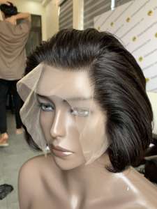 Elegante recto para Pixie Cut 100% Extensiones de cabello Remy vietnamita crudo sin procesar Tejido de trama única - Product Image 5