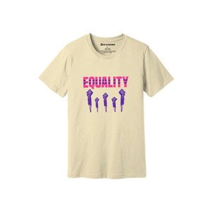 เสื้อยืดผ้าฝ้าย 100% สำหรับผู้หญิง ลายธีมความเมตตา โลโก้ดิจิทัล น้ำหนัก 160-180 GSM มี 12 สีให้เลือก สามารถออกแบบลายของคุณเองได้ - Product Image 6