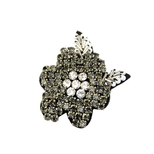 Best Quality New Design Bullion Wire Brooches Wholesale Bullion Wire Brooches In Low Price beautiful Dark <b>Green</b> Flower brooch - Product Image 1