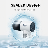 Distributeur automatique de nourriture pour poissons YEE Aquarium, minuteur de vacances, distributeur de nourriture électrique réglable pour aquarium