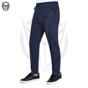 Pantalon de survêtement vintage français en toile de coton léger de haute qualité personnalisé, séchage rapide, coupe-vent, avec cordon de serrage - Product Image 4