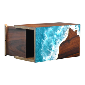 Handmade Wooden Cremation Urn Custom Engraved Memorial <b>Box</b> for Human or Pet Ashes Rustic <b>Keepsake</b> Urn for Loved Ones - Product Image 4