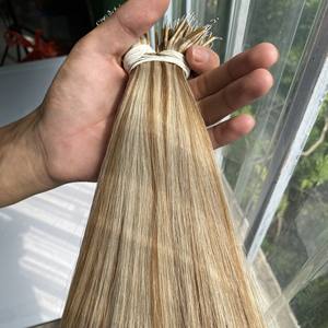 Extensiones de cabello humano Remy de queratina italiana, color Piano, prepegado, doble punta, precio al por mayor - Product Image 3