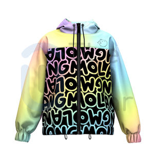 Chaqueta cortavientos de nailon para todas las estaciones de alta calidad, nueva moda, sudadera con cremallera, precio al por mayor, chaquetas para hombre, chaquetas para mujer - Product Image 6