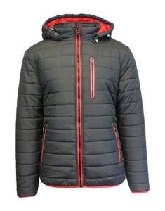 Abrigo grueso y cálido con capucha para hombre, chaqueta acolchada de algodón con cremallera, a prueba de viento, para invierno - Product Image 3