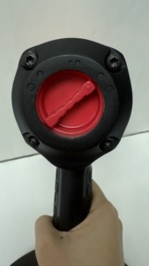 Clé à chocs pneumatique de haute qualité et durable, entraînement de 1/2 pouce, couple maximal de 1400 pieds-livres, boîtier composite, OEM, garantie d'un an, moteur - Product Image 3