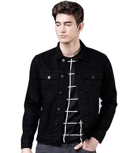 Offre Spéciale hiver chaud personnalisé entraînement sportif vêtements d'extérieur dernière conception veste en jean noir Stretch jean haut 100% coton - Product Image 5