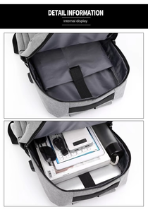 Mochila para Portátil de Viaje con Puerto USB, Bolsillo Antirrobo, Capacidad de 18L-35L, Diseño Ligero, Logotipo Personalizado para Uso Corporativo - Product Image 4