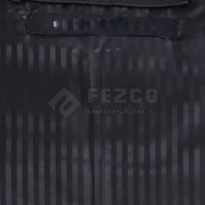 <b>Warm</b> Winter Casual Men's Genuine Leather <b>Jacket</b> with Stand Collar and Front Logo Breathable & <b>Waterproof</b> Low MOQ - Product Image 6