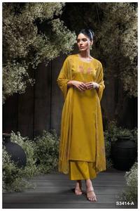 Amplia Gama de Salwar Kameez de Algodón, Seda y Satén, Listos para Fiesta, Disponibles en Stock, OEM Disponible, Precio Económico, Venta al por Mayor Mundial, Secado Rápido - Product Image 6