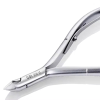 Nghia C-01 Professional High Quality Stainless Steel Cuticle Nipper <strong>Best</strong> <strong>Selling</strong> Custom Logo <strong>Manicure</strong> <strong>Pedicure</strong> <strong>Set</strong> Grey OEM