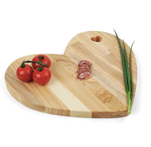 Tabla de cortar de corazón de madera, bandeja para pasteles y magdalenas, tabla de cortar de madera, utensilios de cocina, tabla para servir queso - Product Image 3