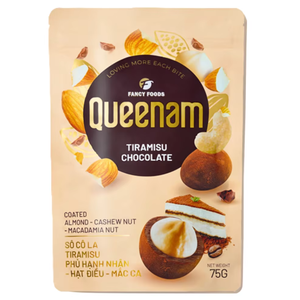 Meilleur prix d'usine, vente en gros, dragées de chocolat pur aromatisées au café, OEM/ODM HALAL 75G, Tiramisu enrobé de caramel, amandes et noix de cajou - Product Image 1