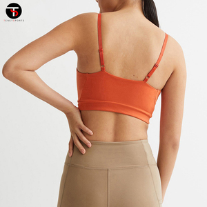 Soutien-gorge de sport d'extérieur à soutien moyen supérieur du fabricant Soutien-gorge confortable de sublimation sans couture avec marque privée au design personnalisé - Product Image 5