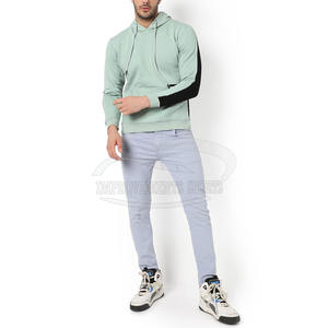 Vente en gros Pull-over personnalisé pour hommes sans fermeture éclair avec poche Pull-over pour hommes Sweat à capuche en polaire personnalisé brodé Sweats à capuche pour hommes - Product Image 2