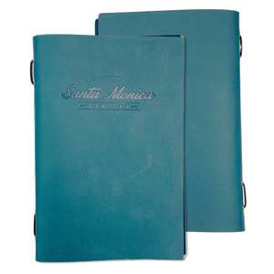 ปกหนังสือเมนูอาหารหนัง PU แบบแข็งพิมพ์โลโก้ตามสั่งสำหรับโรงแรมโรงแรมโรงแรม - Product Image 3