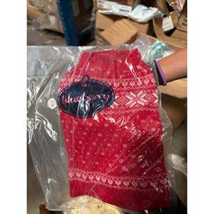 Blueberry Pet Christmas Snowflake Dog <b>Sweater</b> Festive Red Wholesale - Product Image 4