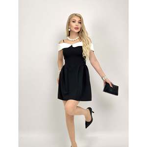 Vestido Mini Azul con Tirantes para Mujer missJANELL, Mezcla de Poliéster y Elastano Doble Atlas, Corto, Estilo Casual de Verano - Product Image 5