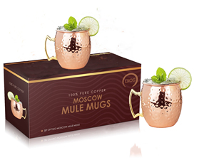MULE DE MOSCOU EN CUIVRE 16 OZ TASSE À BOIRE, ENSEMBLE DE 4 - Product Image 1