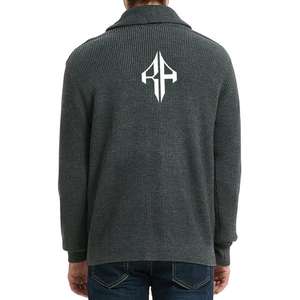 Material High Quality Custom Logo New Design <b>Men's</b> <b>Cardigan</b> Winter <b>Sweater</b> Wholesale Wool / Acrylic by ATLANTIC - Product Image 2