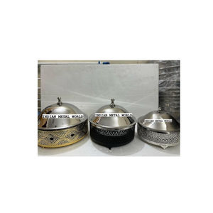 Vajilla decorativa para fiesta de boda, plato de frotamiento, restaurante, cocina, mesa, suministros de alimentos, catering, plato de frotamiento - Product Image 4