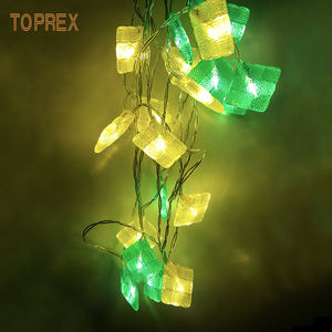 Guirnalda de luces impermeables de Ramadán, diseño cuadrado musulmán amarillo verde, decoración de jardín <span class=keywords><strong>para</strong></span> interiores/exteriores, clasificación IP65 <span class=keywords><strong>para</strong></span> Navidad - Product Image 1