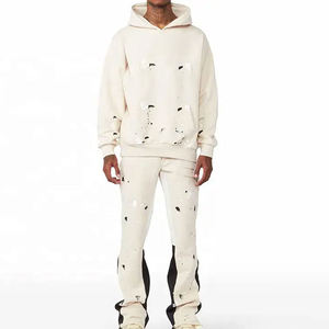 Ensemble pantalons de survêtement et sweat à capuche personnalisés de haute qualité survêtements sweats à capuche respirants ensembles de survêtements pour hommes vente en gros OEM - Product Image 1