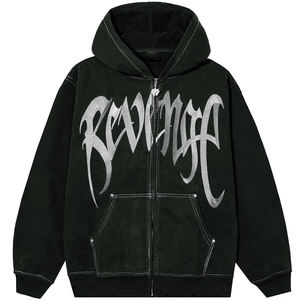 Sudadera con Capucha de Invierno para Hombre, de Alto Rendimiento, Elástica, Corte Regular, para Gimnasio y Entrenamiento, Ecológica, de Secado Rápido, de Forro Polar Digital, Poliéster/Algodón, al por Mayor - Product Image 4