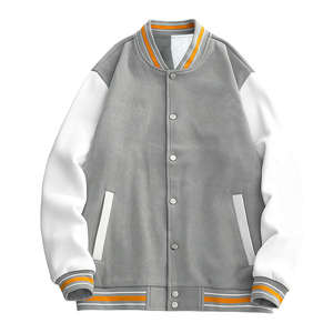 Chaqueta universitaria de algodón para hombre, corte clásico, material suave, OEM, ODM, directo de fábrica, personalizado, moda universitaria, prendas de vestir exteriores - Product Image 5