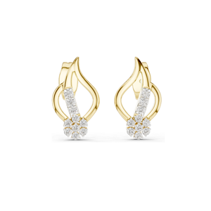 Boucles d'oreilles en diamant CVD de laboratoire 0,2 ct VVS-VS EF pour femmes, or 18 carats, 14 carats, 10 carats et argent 925, or rose, or jaune, or blanc - Product Image 3