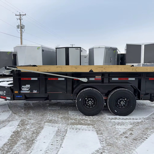 Remolque de Volteo de Perfil Bajo Diamond C LPD 14, Remolque de Volteo Hidráulico de Eje Tándem de 14 Pies |   Transporte de Materiales y Construcción de Alta Resistencia - Product Image 1