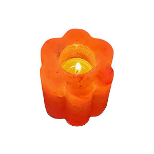 Bougeoirs à thé en sel de roche rose cristal naturel de meilleure qualité en gros Sel de l'Himalaya fabriqué avec de la cire de soja du Pakistan - Product Image 1