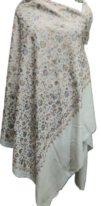 Best Custom Women's Poly <span class=keywords><strong>Wool</strong></span> <span class=keywords><strong>Kani</strong></span> Jamawar Etoles à châle réversibles 100x200 cm pour les adultes d'hiver - Product Image 2