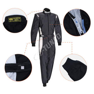 Costume de course de karting en tissu polyester pour homme, design élégant, avec logo imprimé - Product Image 3