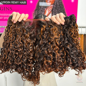 ชุดผมหยิกบริสุทธิ์ธรรมชาติการต่อผมเวียดนามดิบจากกลุ่มผมมนุษย์หยิกเวียดนามสําหรับราคาโรงงาน - Product Image 6