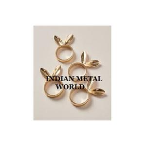 Designer Gold Polished Metal Napkin <b>Ring</b> Good Quality Round Shape Metal Table Top Napkin <b>Ring</b> for Hot Sale - Product Image 6